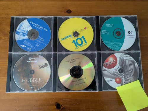 Retro software media - software, &